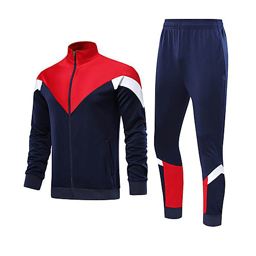 

Women's Men's 2 Piece Full Zip Tracksuit Sweatsuit Street Casual Long Sleeve 2pcs Winter Thermal Warm Breathable Soft Fitness Gym Workout Running Active Training Exercise Sportswear Normal Outfit Set