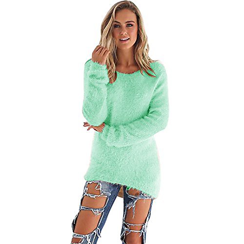 

hot ladies pullover long sleeve sweatshirt autumn winter loose casual long sleeve warm long blouse tops