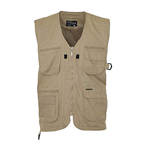 

- mens dale multi-pocket country gilet bodywarmer - stone - 3x-large (48'')