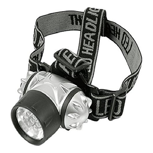 

unisex's 7 led head torch light, silver, 8cm x 4.5cm