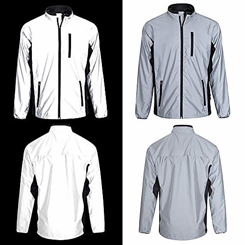 

high visibility be totally reflective silver jacket - reflective and high vis xl 44-46 inches