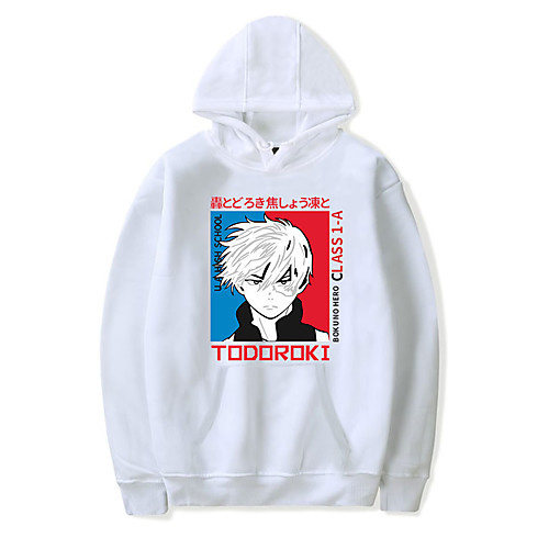 

Inspired by My Hero Academia Boko No Hero Midoriya Izuku Bakugou Katsuki Cosplay Costume Hoodie Polyester / Cotton Blend Graphic Prints Printing Hoodie For Women's / Men's