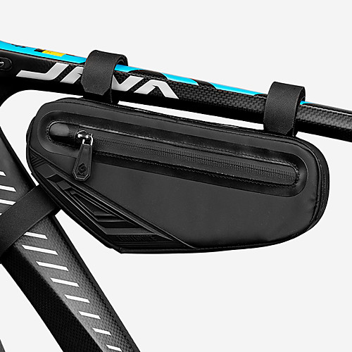 

CoolChange Bike Frame Bag Top Tube Adjustable Waterproof Waterproof Zipper Bike Bag Oxford Cloth EVA Bicycle Bag Cycle Bag Outdoor Exercise School