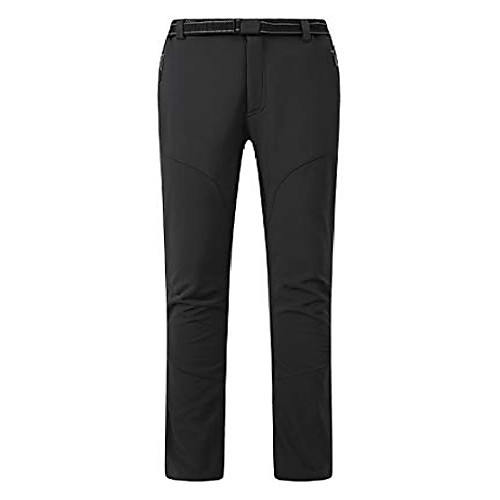 

women's windproof waterproof snow pants outdoor sportswear fleece hiking pants m grey