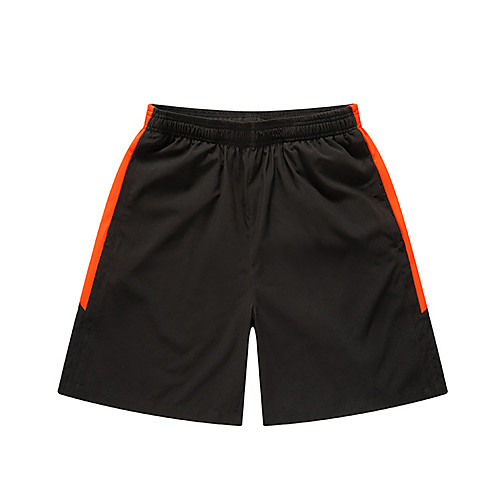 

Men's Hiking Shorts Solid Color Outdoor 10 Breathable Quick Dry Ultra Light (UL) Shorts Black / Orange Black Hunting Fishing Climbing S M L XL XXL