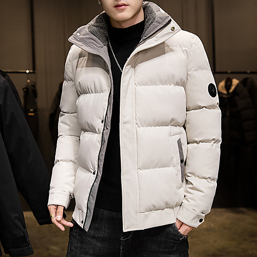 

Men's Padded Parka Color Block POLY Black / Blue / Beige M / L / XL