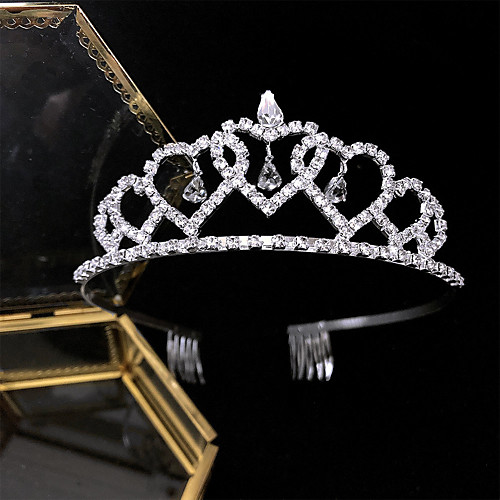 

Crystal / Alloy Tiaras with Crystal / Rhinestone 1 Piece Wedding / Special Occasion Headpiece