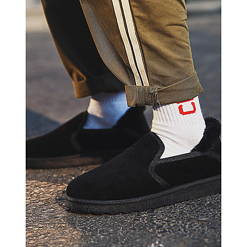 

Men's Boots Casual Daily Outdoor Suede Breathable Wear Proof Black Yellow Gray Fall Winter