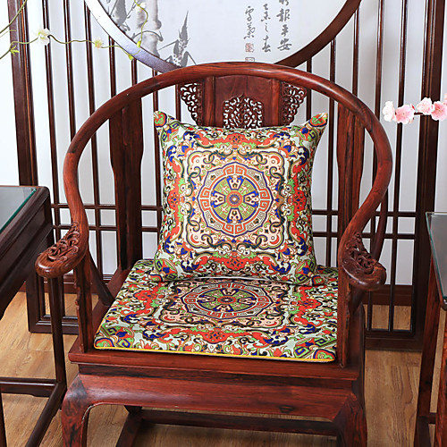 

Cushion Cover New Chinese Style linen Blended Retro Pillow Case Cover Living Room Bedroom Sofa Cushion Cover Modern Sample Room Cushion Cover