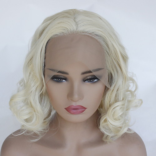 

12-28 Inch Wigs Women's Short Hair Blond Realistic Short Curly Hair Corn Perm Micro-volume Medium and Long Hair Set