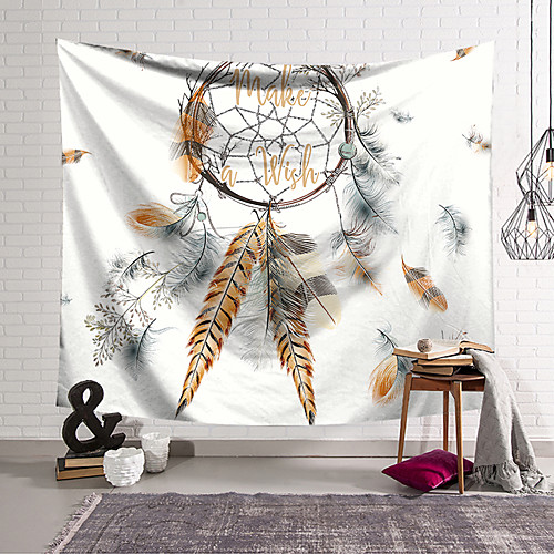 

Wall Tapestry Art Decor Blanket Curtain Hanging Home Bedroom Living Room Decoration Polyester Dream Catcher Pattern