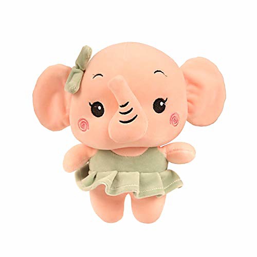 

-stuffed toy cartoon cute couple elephant plush toys for baby room deco (girl)