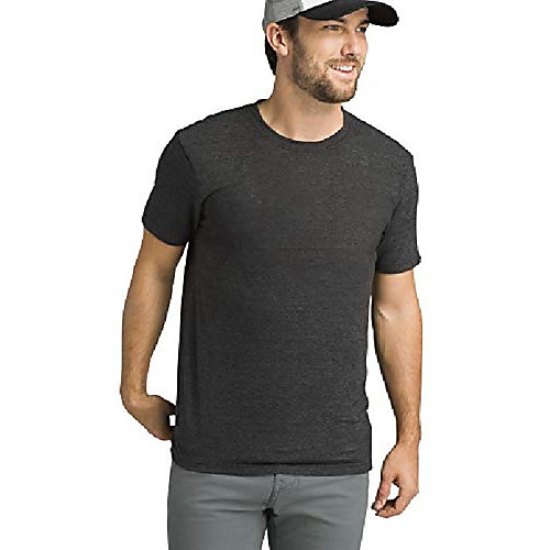 

Men's T shirt Hiking Tee shirt Short Sleeve Tee Tshirt Sweatshirt Top Outdoor Lightweight Breathable Quick Dry Sweat wicking Spring Summer Solid Color White Black Purple Hunting Fishing Climbing