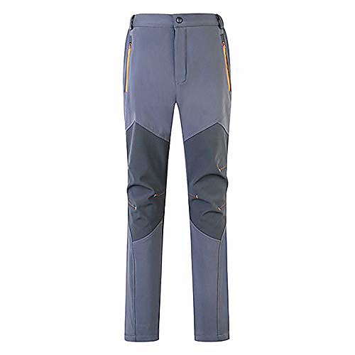 

gore-tex trousers - lady and gents stitching color waterproof softshell trousers polar fleece climbing hiking pants,grey(for women),uk xl=tag 2xl