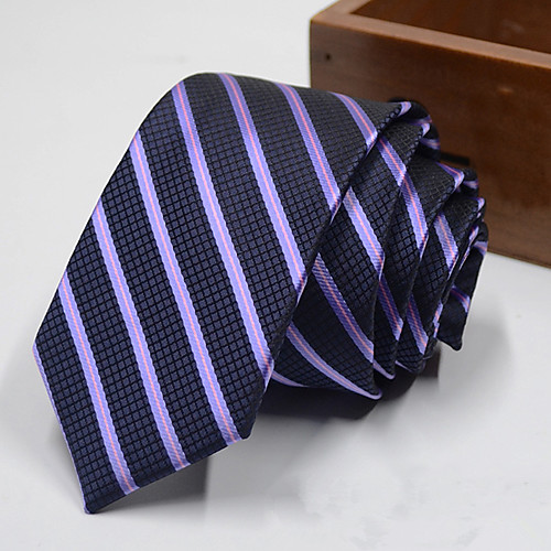 

Men's Party / Work / Basic Necktie - Striped