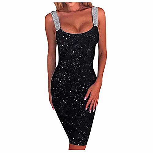 

womens sexy sleeveless glitter shimmer backless sheath mini dress party club cocktail dress black