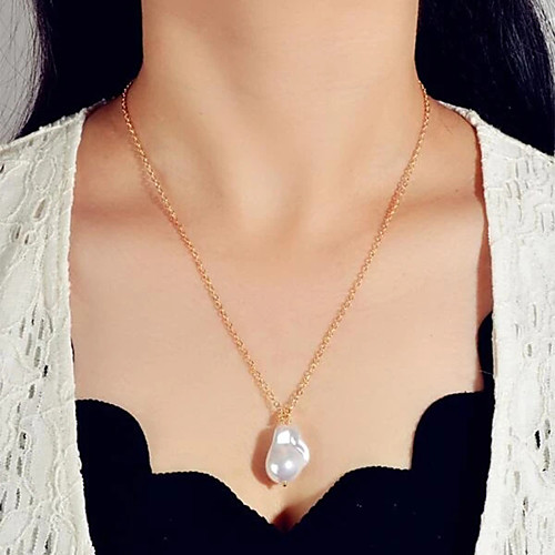 

Women's Choker Necklace Chain Necklace Drop Vertical / Gold bar Precious Joy Lucky Aquarius Simple Unique Design Punk Trendy Alloy Gold 45 cm Necklace Jewelry 1pc For Gift Engagement Prom Birthday