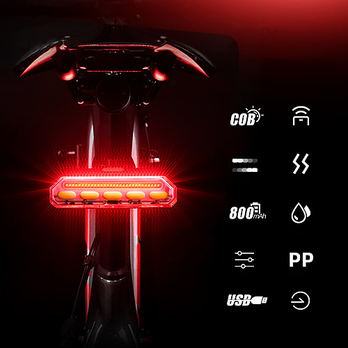 

rbl-bicycle light cycling tail lights, bicycle lights with usb rechargeable bicycle rear lights, waterproof for road bikes mount cycling safety taillight (color : a)