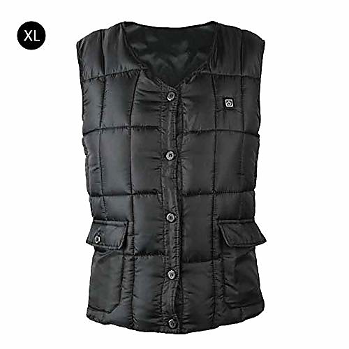 

usb charging electric heated vest electric heated vest body warmer down vest rechargeable infrared thermal waistcoat 3 heat settings