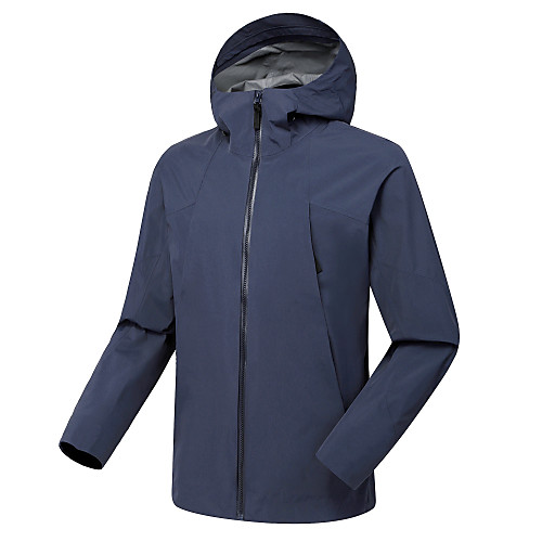 

Men's Hiking Softshell Jacket Hiking Windbreaker Winter Outdoor Solid Color Waterproof Lightweight Windproof Breathable Jacket Winter Jacket Top Fishing Climbing Camping / Hiking / Caving White Black