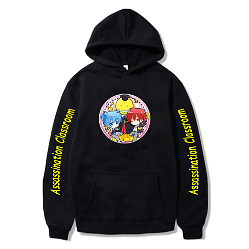 

Inspired by Assassination Classroom Korosensei Cosplay Costume Hoodie Polyester / Cotton Blend Graphic Prints Printing Hoodie For Women's / Men's