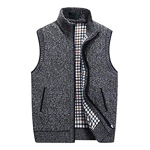 

men's knitted vest,fall winter warm sweater vest father's birthday gift size m to xxxxl
