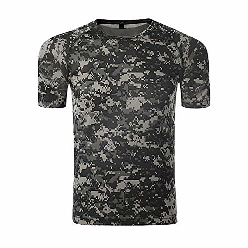

summer tactical army men shirt outdoor hiking t shirt short sleeve shirts camouflage hunting t-shirt acu m