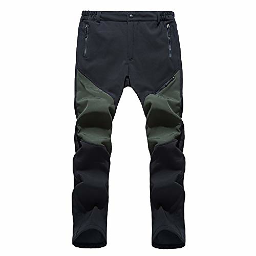 

mens fleece hiking trousers outdoor sports casual winter trousers weather resistant warm walking fishing cycling skiing trousers