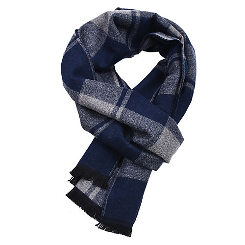 

Men's Tassel Rectangle Scarf - Print