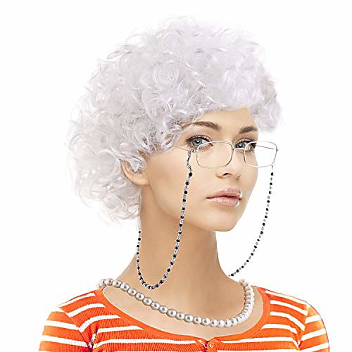 

old lady cosplay set-grandmother wig(note:only wig no other accessories)