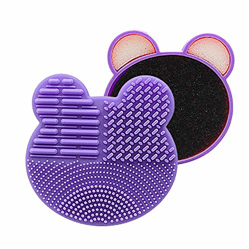 

make-up brush sponge cleaner, convenient one-product multi-use solid soap cleaner and hand blenders to quickly clean the sponge quickly clean the make-up egg puff make-up brush