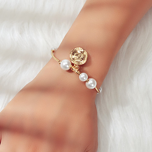 

Women's Chain Bracelet Single Strand Fashion Fashion Alloy Bracelet Jewelry Gold For Date Festival