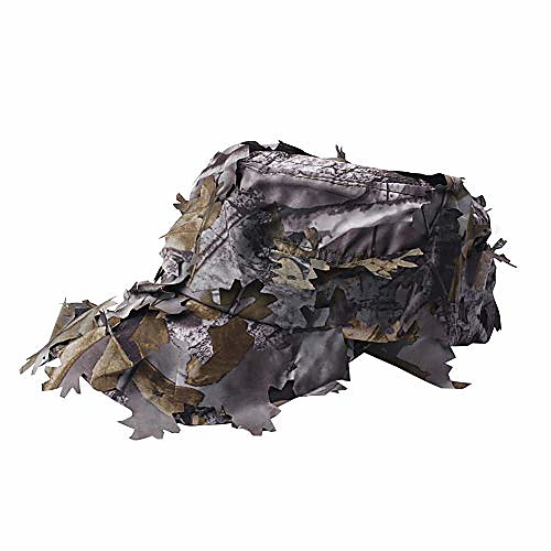 

realtree camouflage 3d leafy baseball cap with velcro tape, bionic camouflage mountaineering cap bucket hat, 3d leafy jungle woodland fishing hat hunting cap face mask (b1)