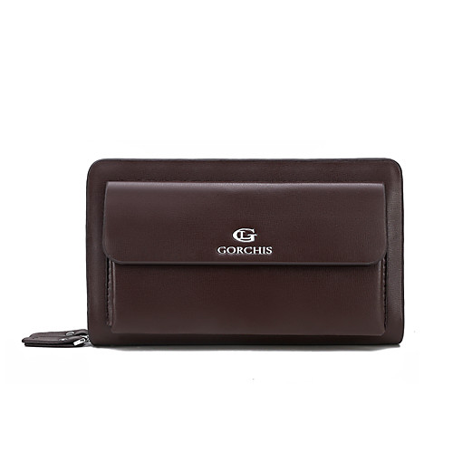 

Men's Bags Clutch Wallet Daily Date 2021 Black Brown