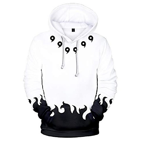 

boys anime naruto hoodie with uchiha sasuke uchiha motif casual streetwear hoodie (2xl)