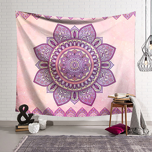

Mandala Bohemian Wall Tapestry Art Decor Blanket Curtain Hanging Home Bedroom Living Room Decoration Boho Hippie Indian Psychedelic Floral Flower Lotus