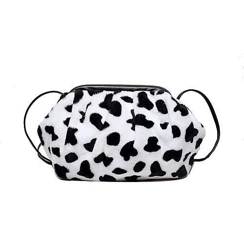 

Women's Bags Crossbody Bag Date 2021 MessengerBag Black / White White Brown