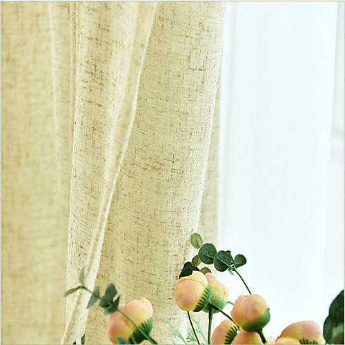 

Two Panel Modern Minimalist Style Thick Linen Screens Living Room Bedroom Dining Room Children's Room