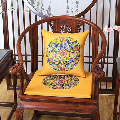 

Cushion Cover New Chinese Style linen Blended Retro Pillow Case Cover Living Room Bedroom Sofa Cushion Cover Modern Room