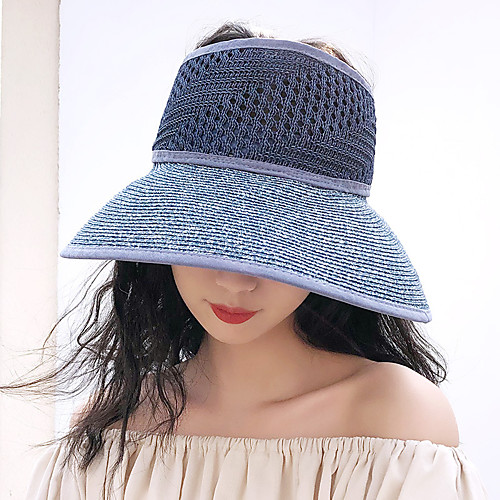 

Men's Hiking Cap 1 PCS Outdoor Windproof Breathable Quick Dry Ultraviolet Resistant Hat Solid Color POLY Light Yellow Pink Grey for Fishing Climbing Beach