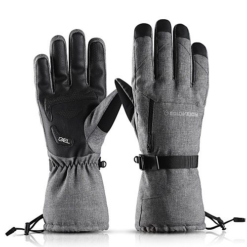 

Full Finger Gloves Men's Waterproof / Skidproof / Protective Camping / Hiking / Ski / Snowboard / Climbing Fleece / Winter