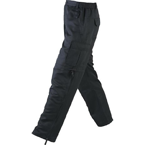 

unisex trekking trousers with zip-off legs black black size:men-l