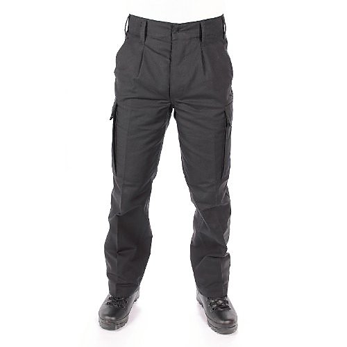 

Bundeswehr field trousers, original moleskin black, size: 68 (bw size 31)