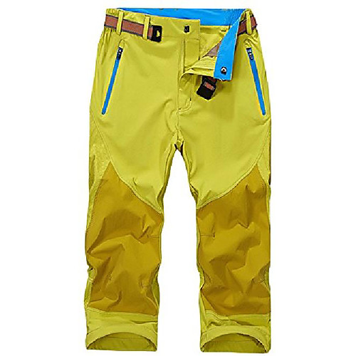 

exploration women's outdoor navigator stretch shorts 3/4 trousers #16911f yellow s(tag xl)