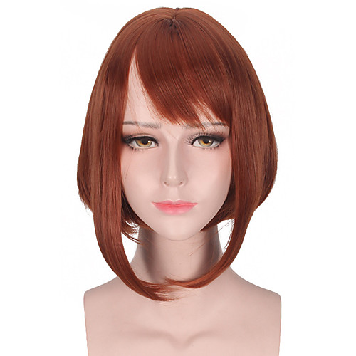 

Cosplay Costume Wig Synthetic Wig My Hero Academy Battle For All / Boku no Hero Academia kinky Straight With Bangs Wig Short Burgundy Synthetic Hair Women's Anime Cosplay Burgundy