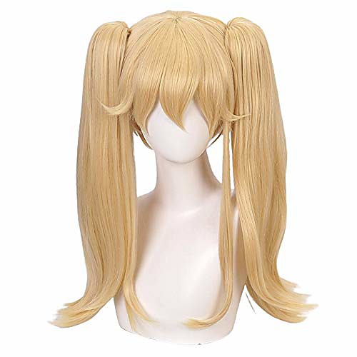 

kakegurui mary saotome meari hair cosplay costume wig with blonde ponytail