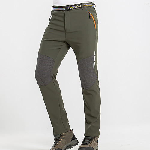 

Men's Hiking Pants Trousers Patchwork Winter Outdoor Waterproof Windproof Fleece Lining Breathable Pants / Trousers Black Grey Green Fishing Climbing Camping / Hiking / Caving S M L XL XXL / Warm