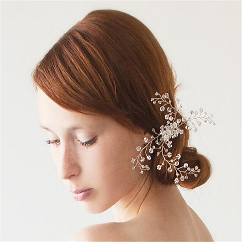 

Crystal / Alloy Hair Combs / Headpiece with Crystal 1 Piece Wedding Headpiece