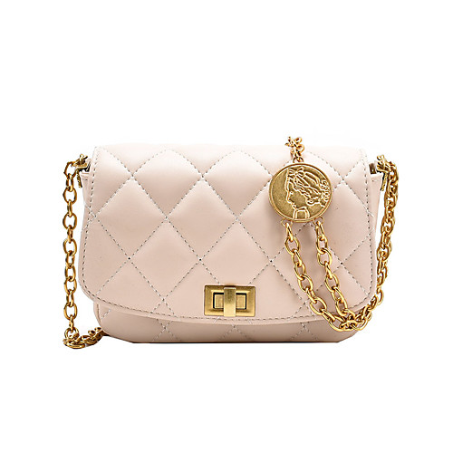 

Women's Bags Crossbody Bag Daily Chain Bag White Black