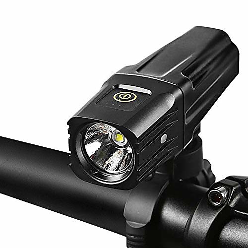 

bike light set 1000 lumens bike light ultra-bright ultralight bicycle front led flashlight lamp usb rechargeable torch 18650 battery (color : 1100 lumens)